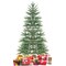 Artificial Cypress Christmas Tree Pre-lit Hinged-6.5 ft